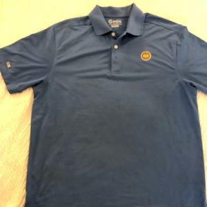 PGA Performance Blue Golf Polo Patch